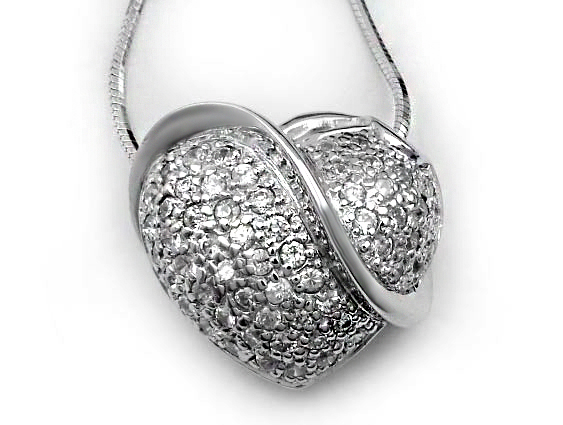 Silver Heart Pendants from Thailand
